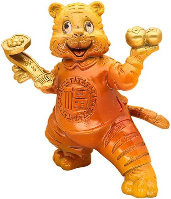 老虎摆件纯铜国潮事事如意吉祥物家居乔迁工艺品礼品来样(1PCS 事事如虎)