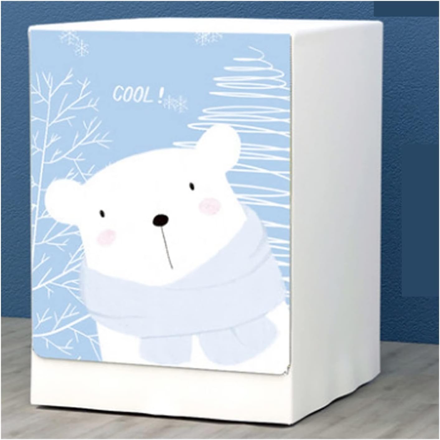 Washing Machine Cover Washing Machine Cover Home Sunscreen Laundry Dryer Waterproof Polyester Roller Dust Proof Case for Home Appliances (Color : A1, Specification : 60x57x85cm L)