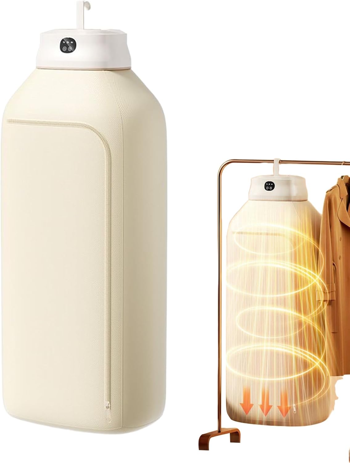 Clothes Dryer - 15.27 Inches Quick Drying Quiet Machine for Laundry, 400W Portable Dryers with Energy Efficient Design, Compact Electric Appliance for Home Apartment Dorm RV Travel Garments