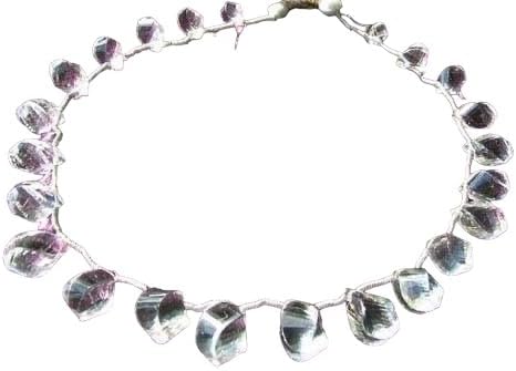 Natural Quartz Faceted Twist Briolette Bead Strand 107705 for Jewelry Making
