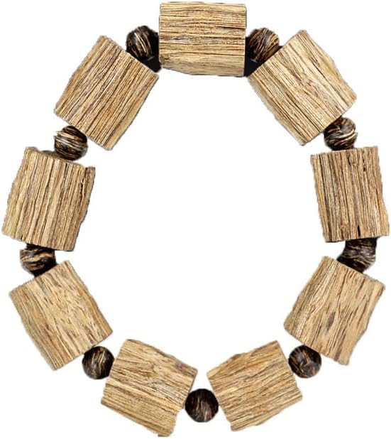 越南芽庄沉香桶珠随型手串 男女佛珠木质 手链木珠檀香文玩工艺(越南芽庄桶珠随型)