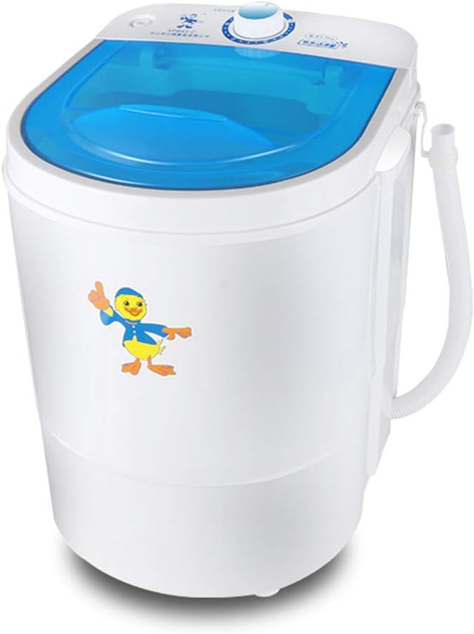 SYTH Mini Washing Machine,Portable Washer for Compact Laundry 9lbs Capacity,Small Semi-Automatic Compact Washing Machine w/Spin Cycle Basket