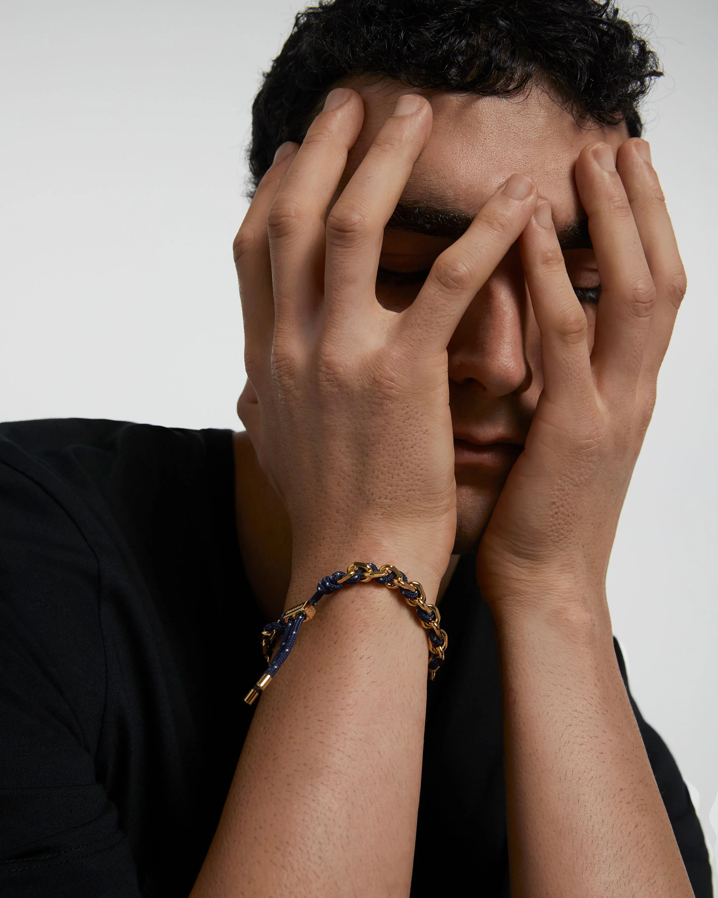 Midnight Adjustable Rope Bracelet