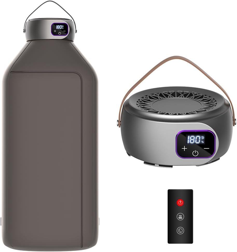 Portable Clothes Dryer, Foldable Dryers for Laundry 360°Effecient Drying ，Small Compact Foldable Electric Drying Machine with Dry Bag for Travel,RV, Home,Apartment