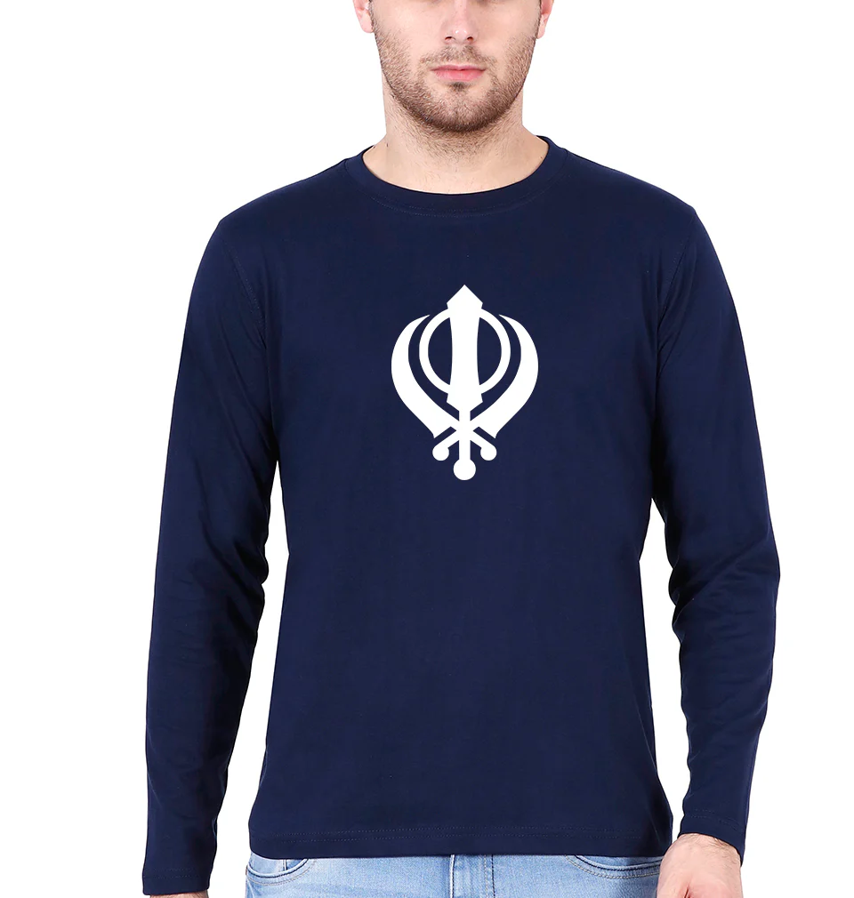 sikh Full Sleeves T-Shirt for Men
