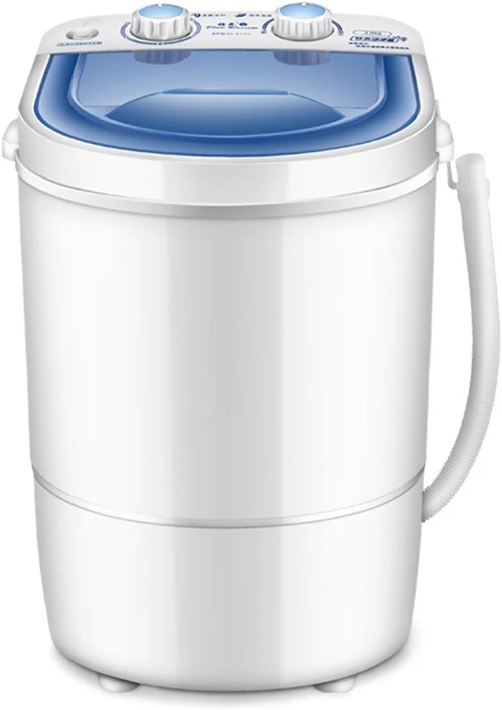 Small Washing Machine, 260W Large Washing Machine Portable With Dryer Bucket For Clothes Shoe Mini Machines Automatic Sock Underwear Washer for Home RV Camping Dorm(Washing machine)