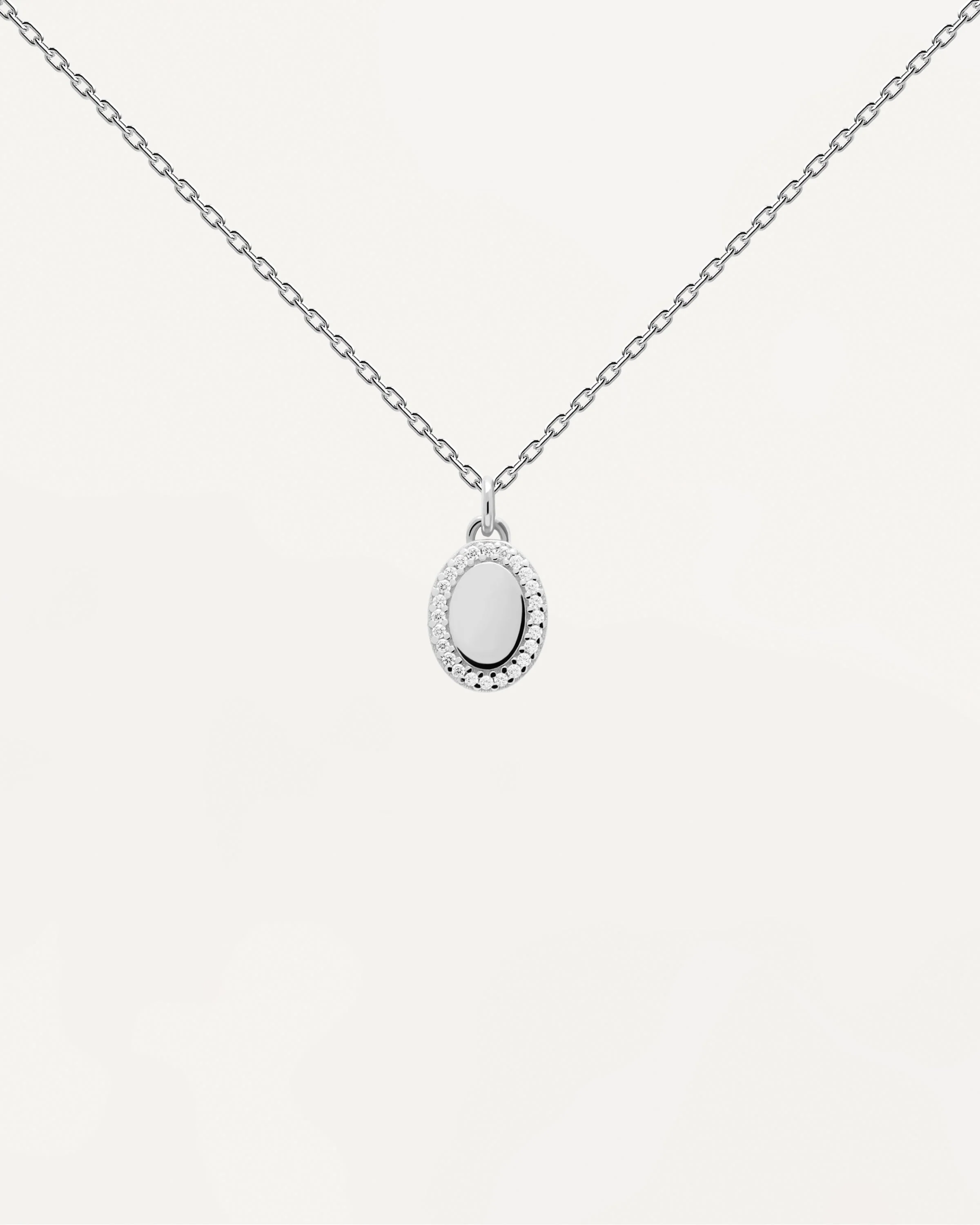 Mademoiselle Silver Necklace