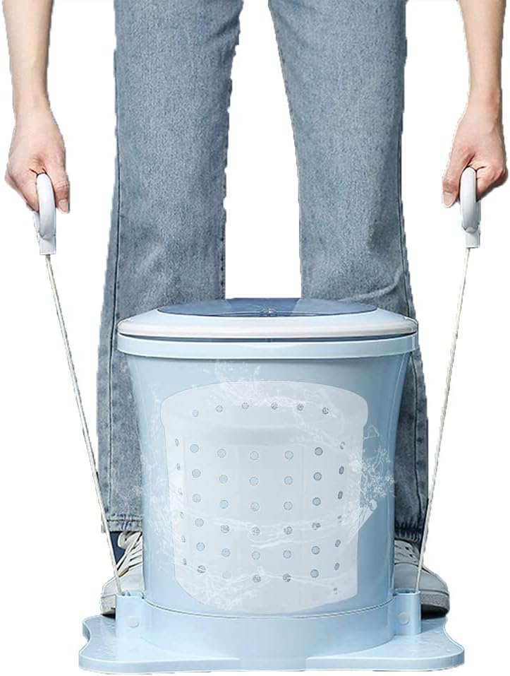 Spin Dryer for Clothes,Spin Dryer,Clothes Wringer,Portable Compact Manual, Mini Non-Electric Manual Laundry Drying Machine for Apartment Dorm Camping. (3)