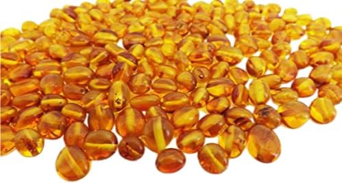 100 Grams Natural Baltic Amber Loose Beads 6mm - 9mm Drilled Approx 560-600 Beads Alluregem 21955