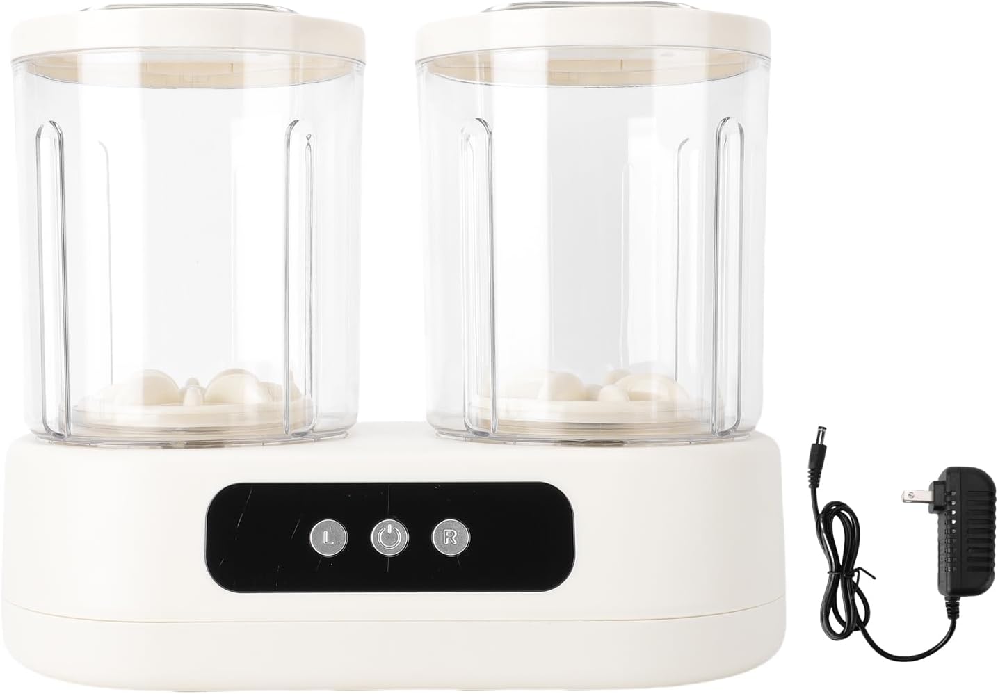 HEEPDD Mini Portable Underwear Washing Machine Double Compartment Washer Bucket for Socks and Underwear with Advanced Technology ABS Material for Travel Apartment Dorm