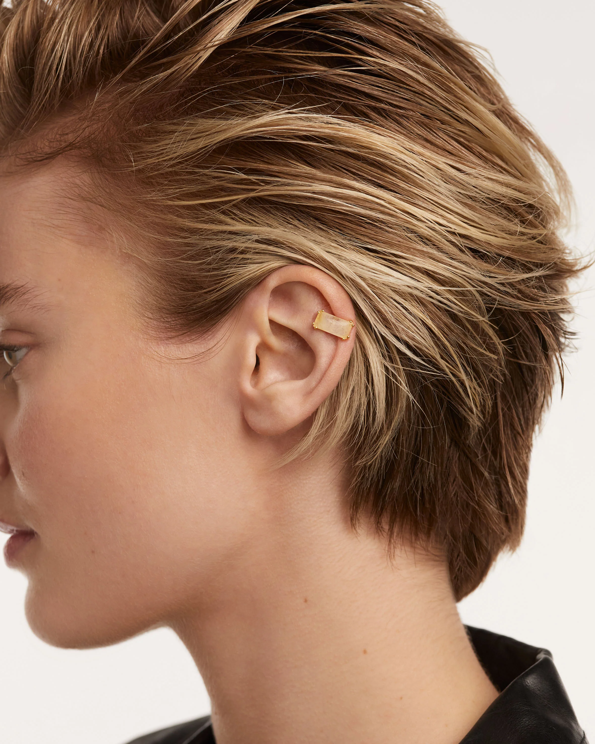 Maiko Rutilated Quartz Single Earring