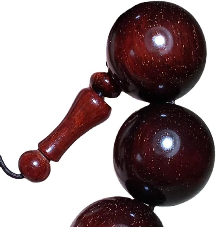 Mascot Wooden Crafts Wood Carving Art Wood Decoration Artwork 小叶紫檀2.0×12颗近满金星泥料玻璃底佛珠手串 男女念珠佛珠(小叶紫檀近满金星泥料)