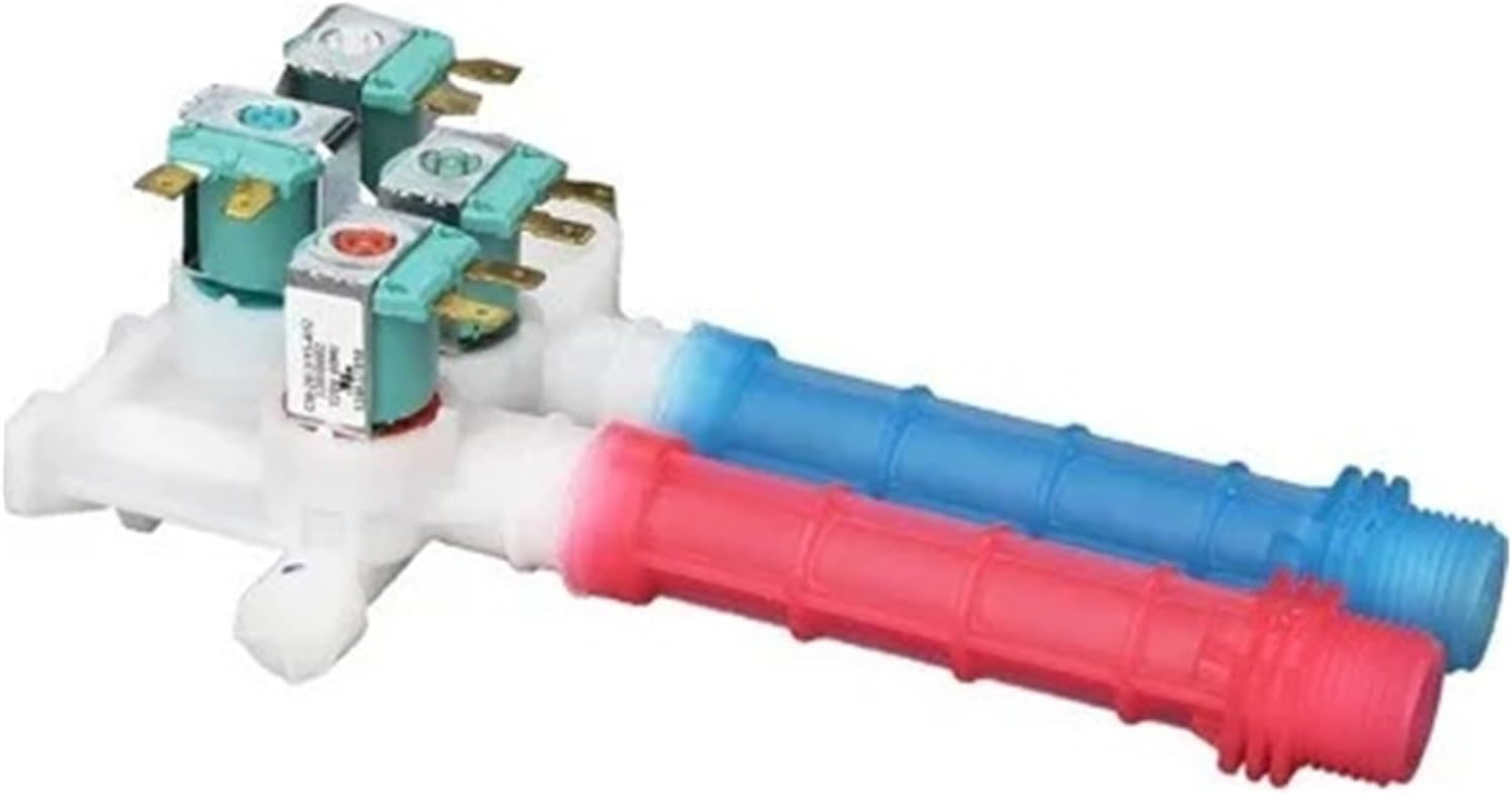 Washing Machine Inlet Water Valve ，Compatible For Frigidaire， Endurance Pro 134637810 Laundry Appliance Replacement Parts