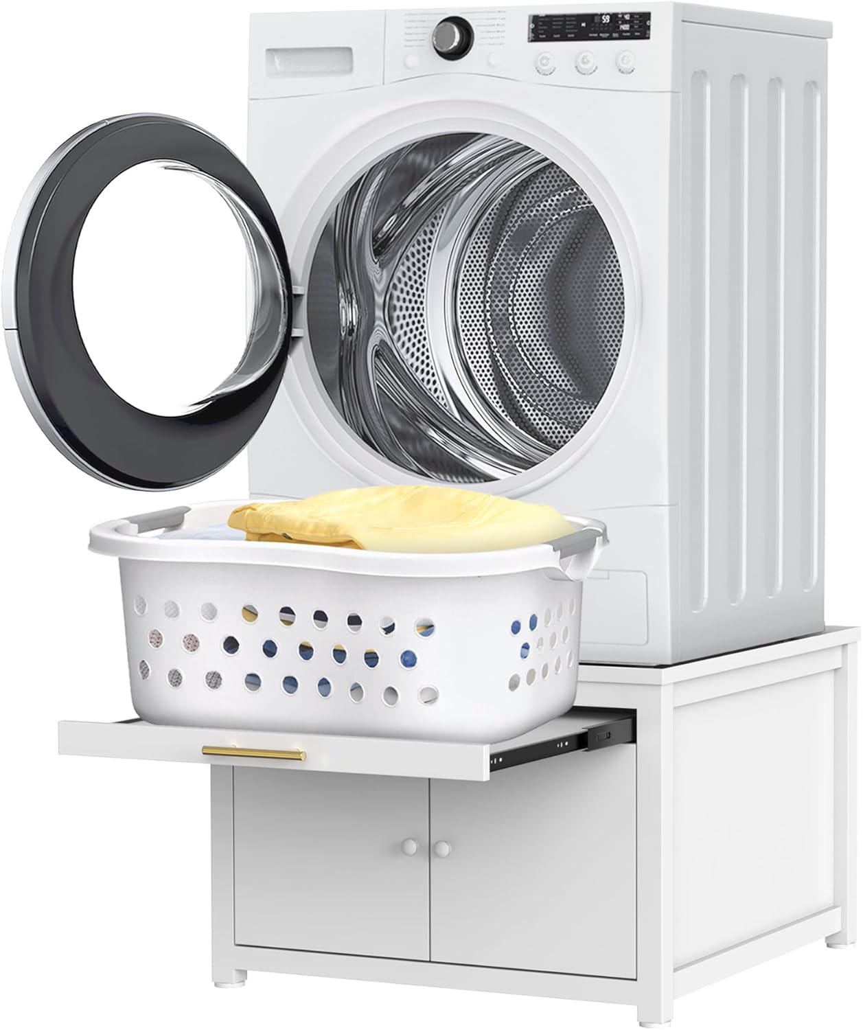GDLF Laundry Pedestal Heavy Duty Metal Washer and Dryer Stand 29