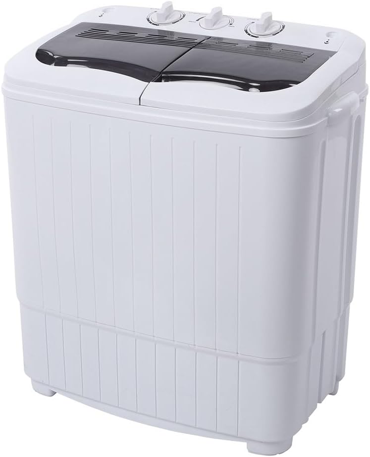 Compact Semi-Automatic Twin-Tub Washing Machine for Home Use – Energy Efficient Laundry Solution with Separate Wash and Spin Functions