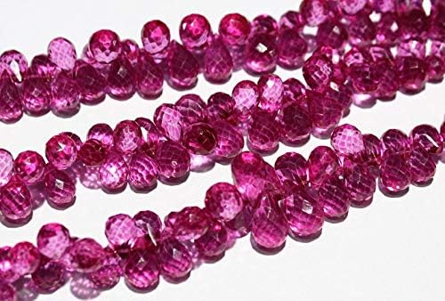 13 inch natural beads strand of 11-18mm faceted drop crystal quartz gemstone briolletes beads for DIY jewelry - necklace, bracelet, earring, ring.