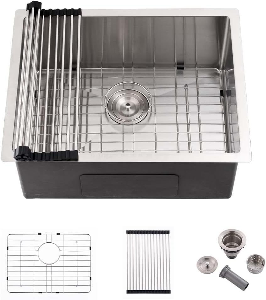 23 Inch Stainless Steel Laundry sink- Wesliv 23