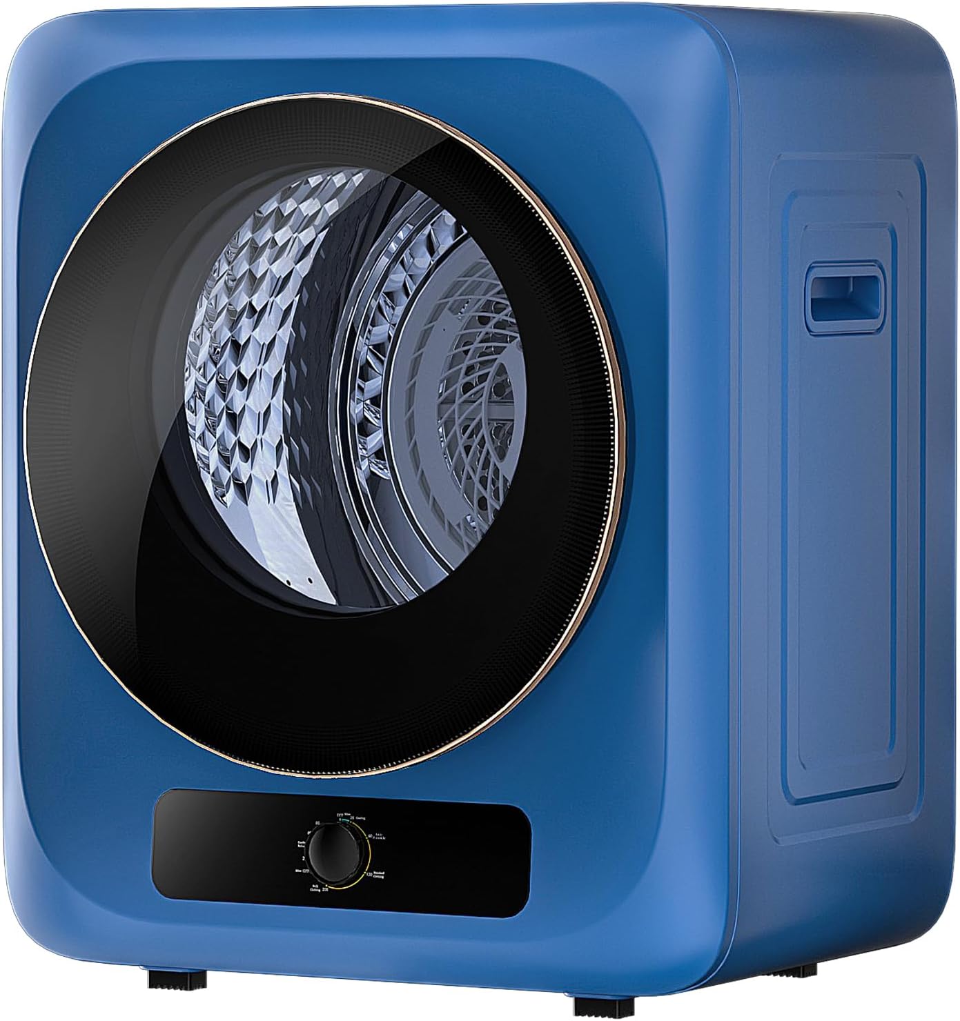 VCJ Portable Clothes Dryer for Apartment, 10lbs Compact Electric Laundry Dryer with Stainless Steel Tub, 1.5 cu.ft Suitable for Apartments, Dorm, RVS