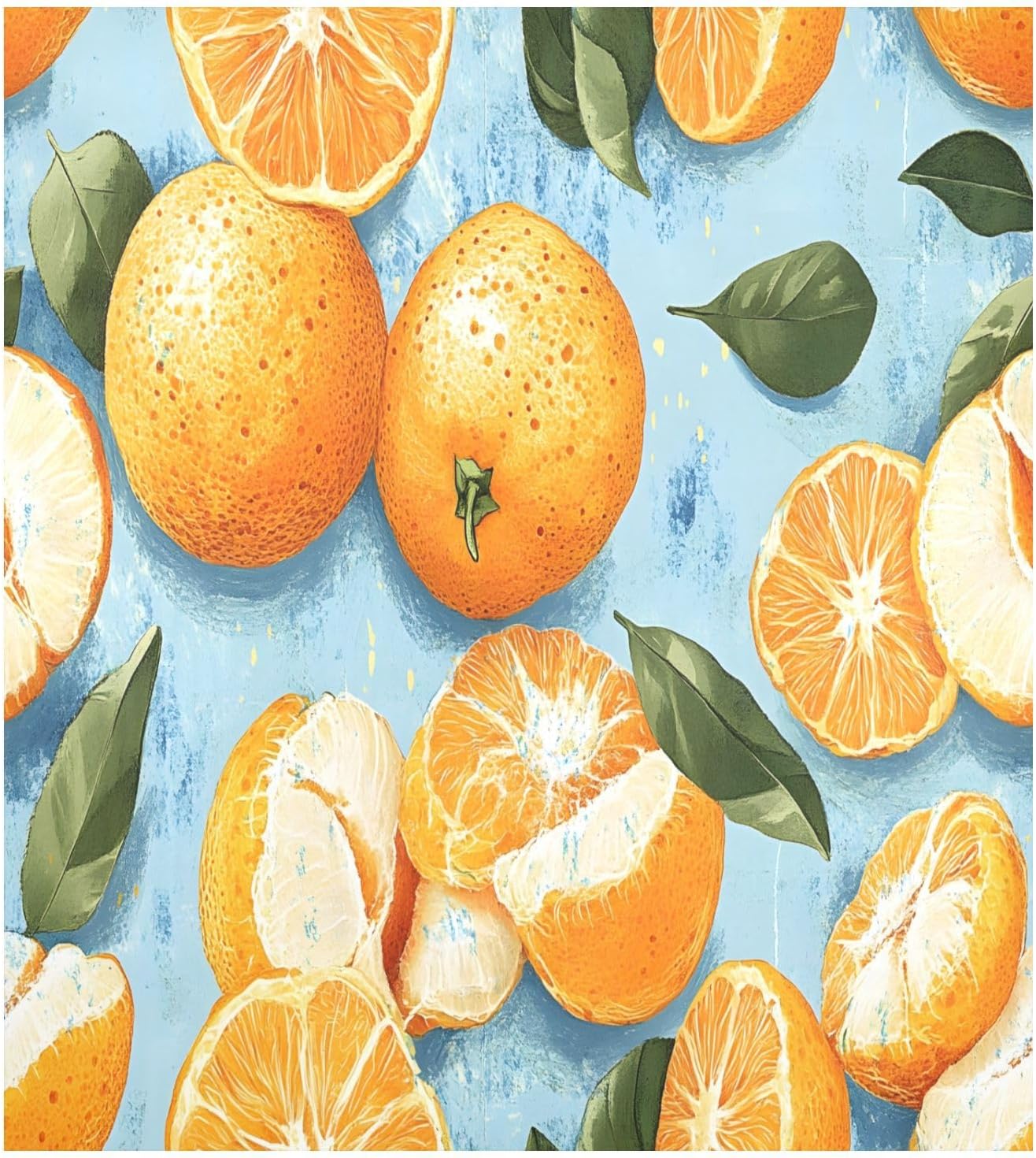 Dishwasher Magnet Cover Large Magnetic Stickers Orange Pattern Front Dishwasher Cover Reusable Decal for Home Kitchen Anti-Scratch Refrigerator Decorative Lid Washing Machine Laundry 23