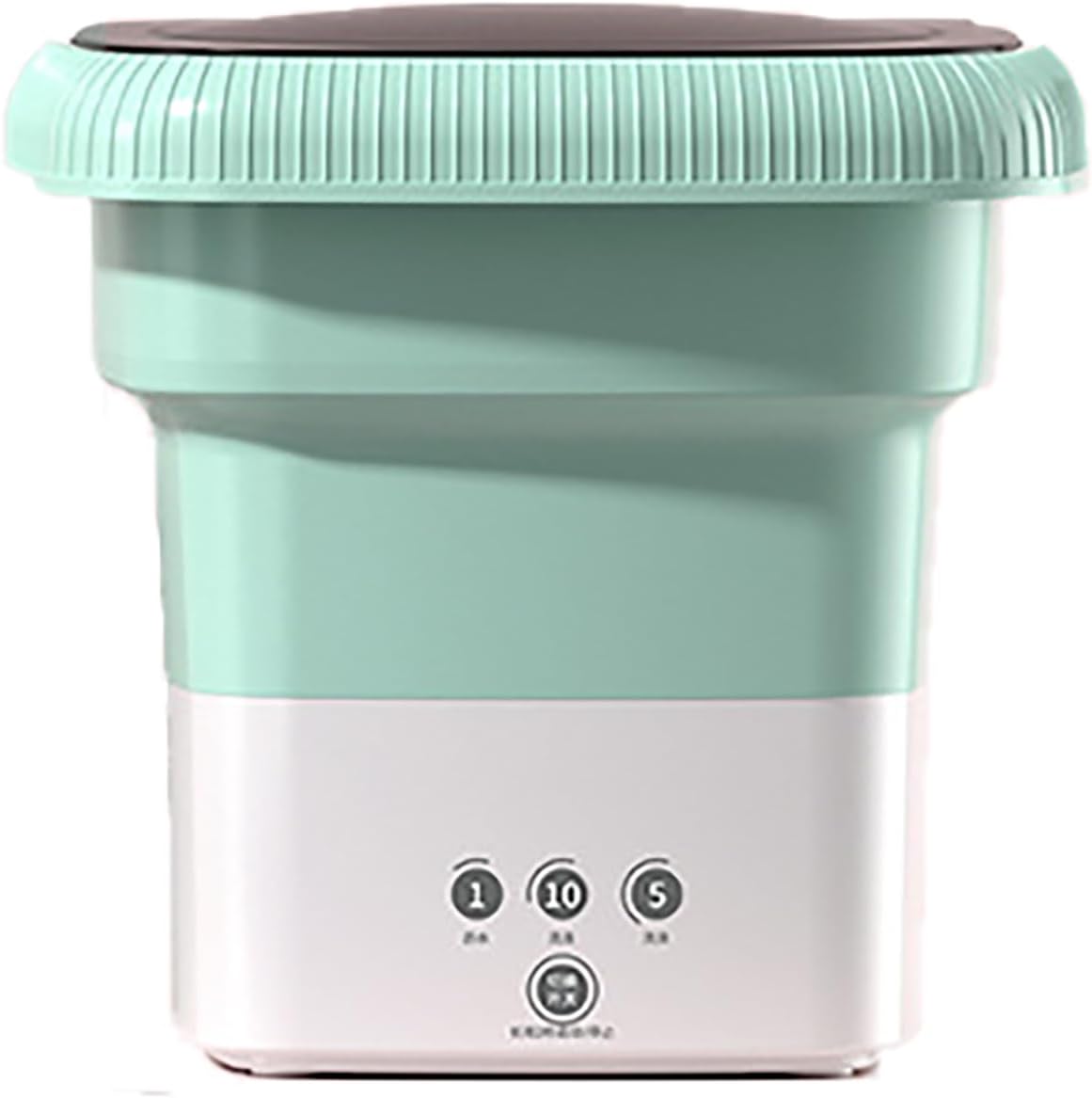 Portable Folding Washing Machine, Mini Portable Washer with Spin Dryer, Collapsible Laundry Machine for Travel & Apartments, Compact Washer for Baby Clothes & Delicates