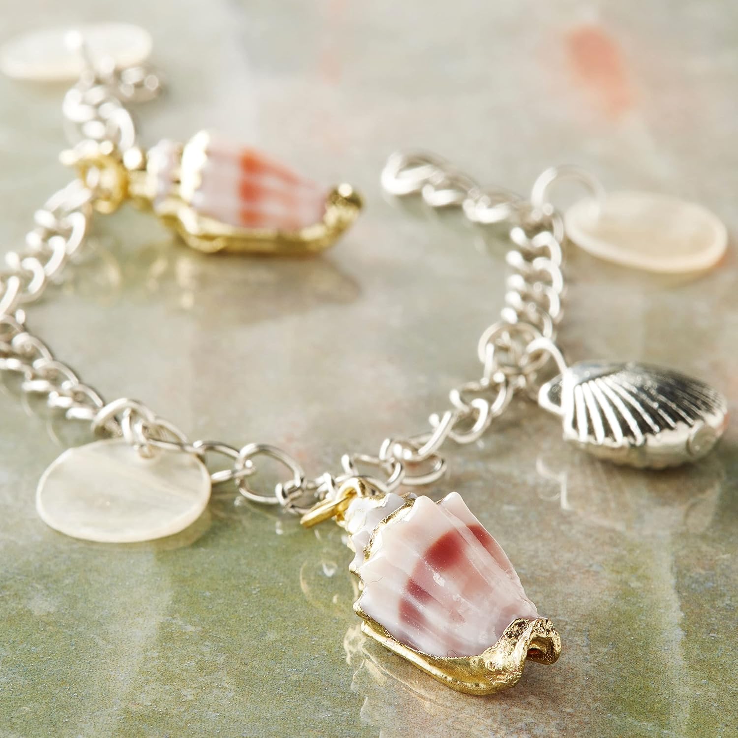 Bead Landing Assorted Metal Shell Beads, 12 Packs: 7 ct. (84 Total)