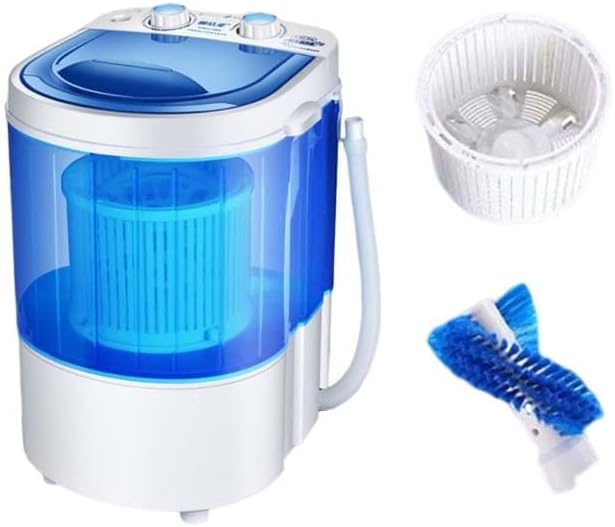 Home Washing Machine Semi-Automatic Mini Washing Machine Portable Clothes Washer Washing Capacity 2kg/4.4lb Save Space