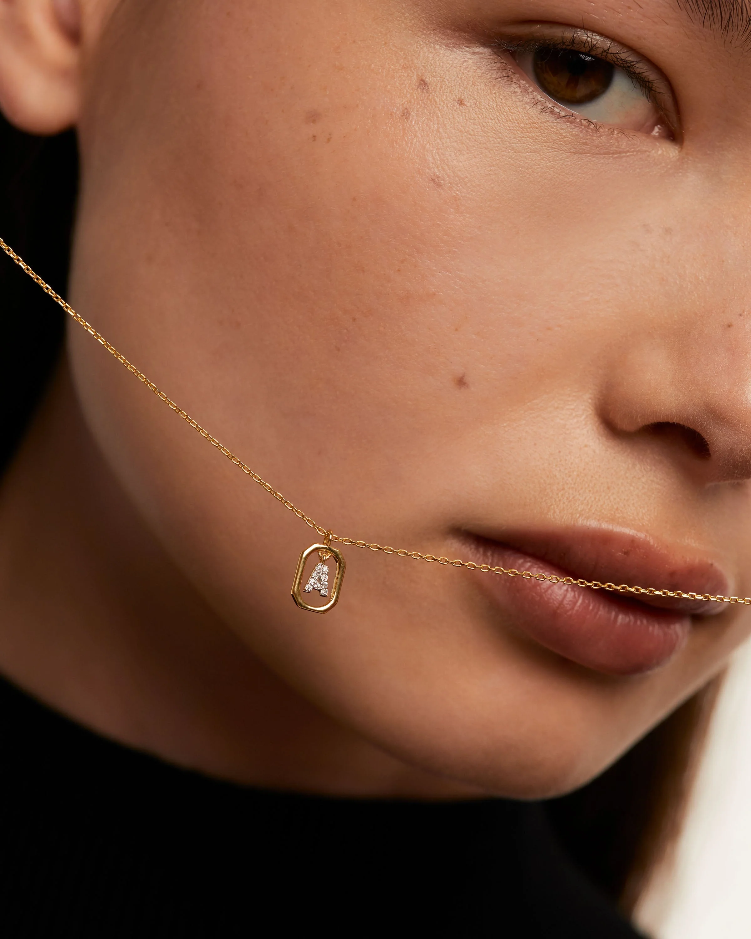 Mini Letter A Necklace