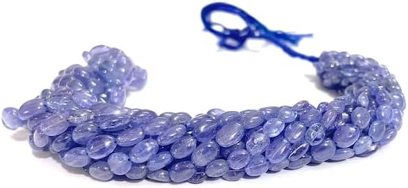 Natural Tanzanite oval smooth Beads 5X7MM 16 inch long string jewelry making gemstone beads for necklace bracelet