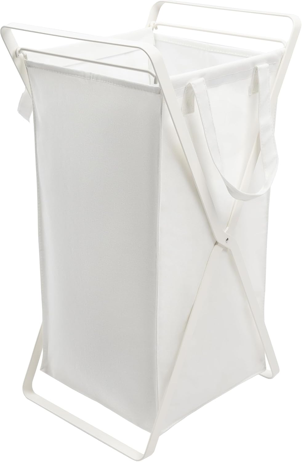 Yamazaki Home Tower Laundry Hamper Clothes Basket With Cotton Liner - Small, 25.2