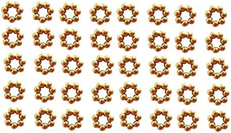 Solid 22K/18K Yellow Fine Gold 4 MM 60 Pieces Spacer Beads For Personalized Jewellery And Jewellery Customization