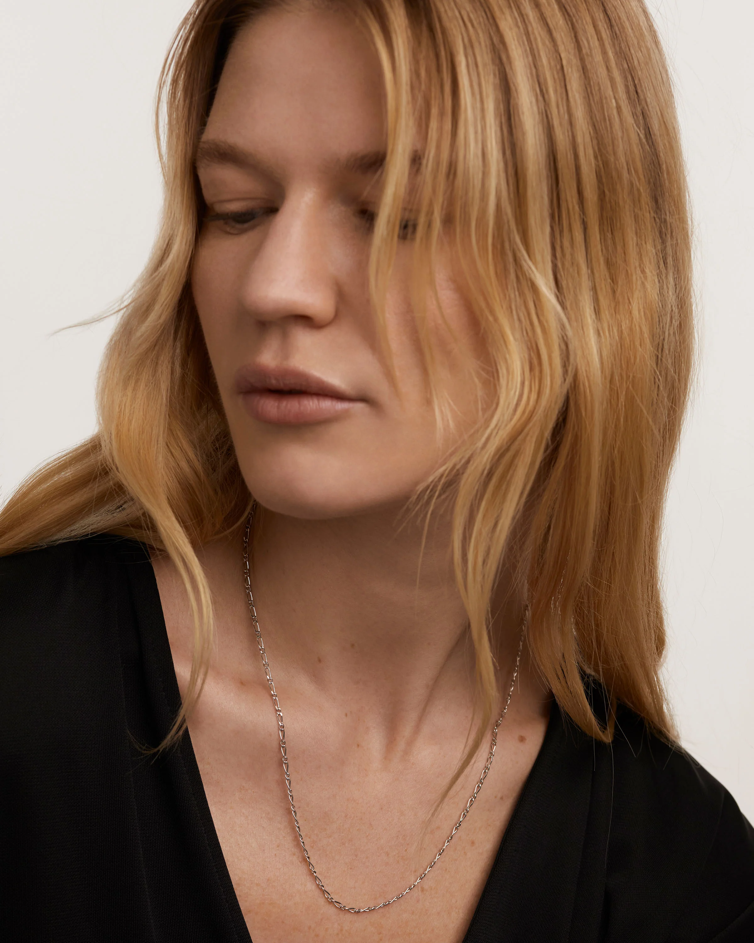 Adele Silver Chain Necklace