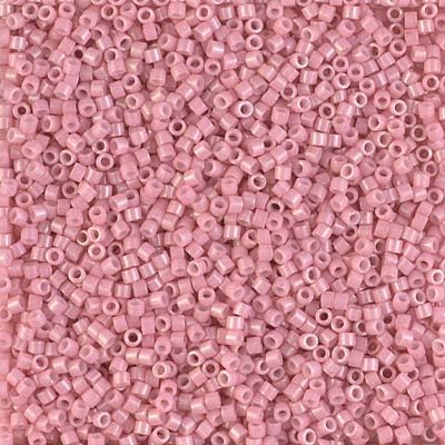 Miyuki Delica 11/0 - Rosewater Opaque Glazed DB1906-250gms Bag of Japanese Glass Beads Bulk Bag of Japanese Glass Beads