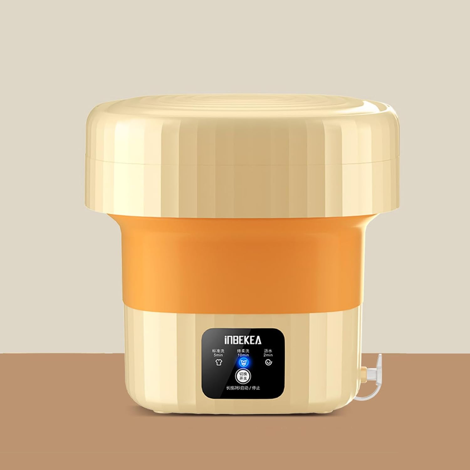 DELURA Portable Washing Machines, Foldable Mini Compact Washing Machine for Underwear or Small Items, Apartment, Dorm, Camping, RV Travel Laundry (Color : C)