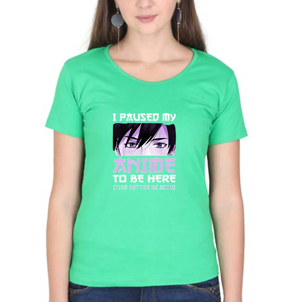 Paused my Anime T-Shirt for Women
