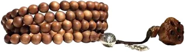 Mascot Wooden Crafts Wood Carving Art Wood Decoration Artwork 老山檀香手串相思入画108颗 文玩手串念珠男女檀木佛珠手链(DIY不沉水6MM老山)