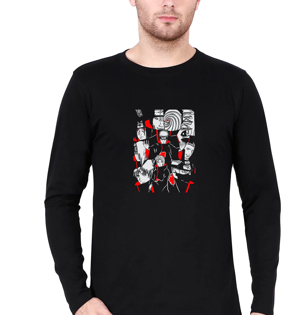 AKATSUKI Anime Full Sleeves T-Shirt for Men
