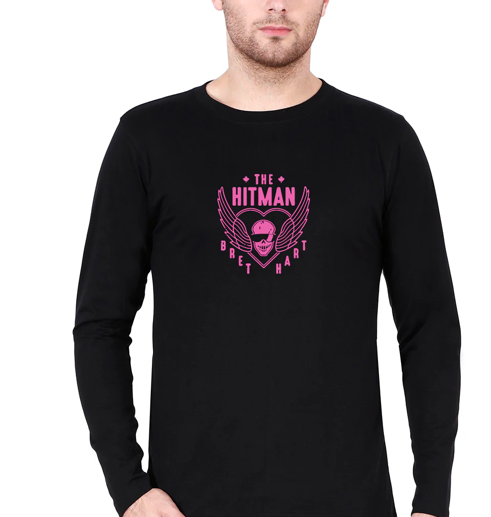 Bret Hart (Hitman) Full Sleeves T-Shirt for Men