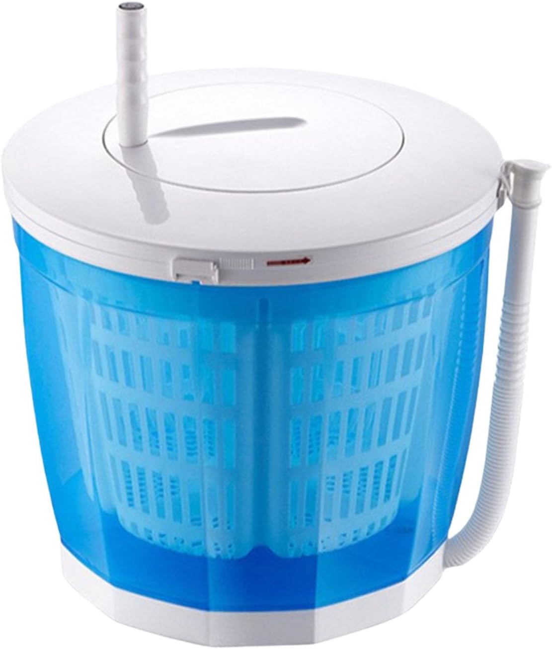 Hand Crank Manual Washing Machine, 2-in-1 Non-Electric Portable Washer and Spin Dryer, Compact Laundry Solution for Travel, Camping, RV, and Outdoor Use | Efficient Hand Washing (Sky Blue)