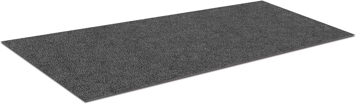 Under Washing Machine Mat, 9 mm Extra Thickened 63 X 36 in Mat for Under Washer and Dryer, High-Density Polyester Fiber Mats with Rubber Backing, Non-Slip Shock Absorbing Trimable (Dark Grey)