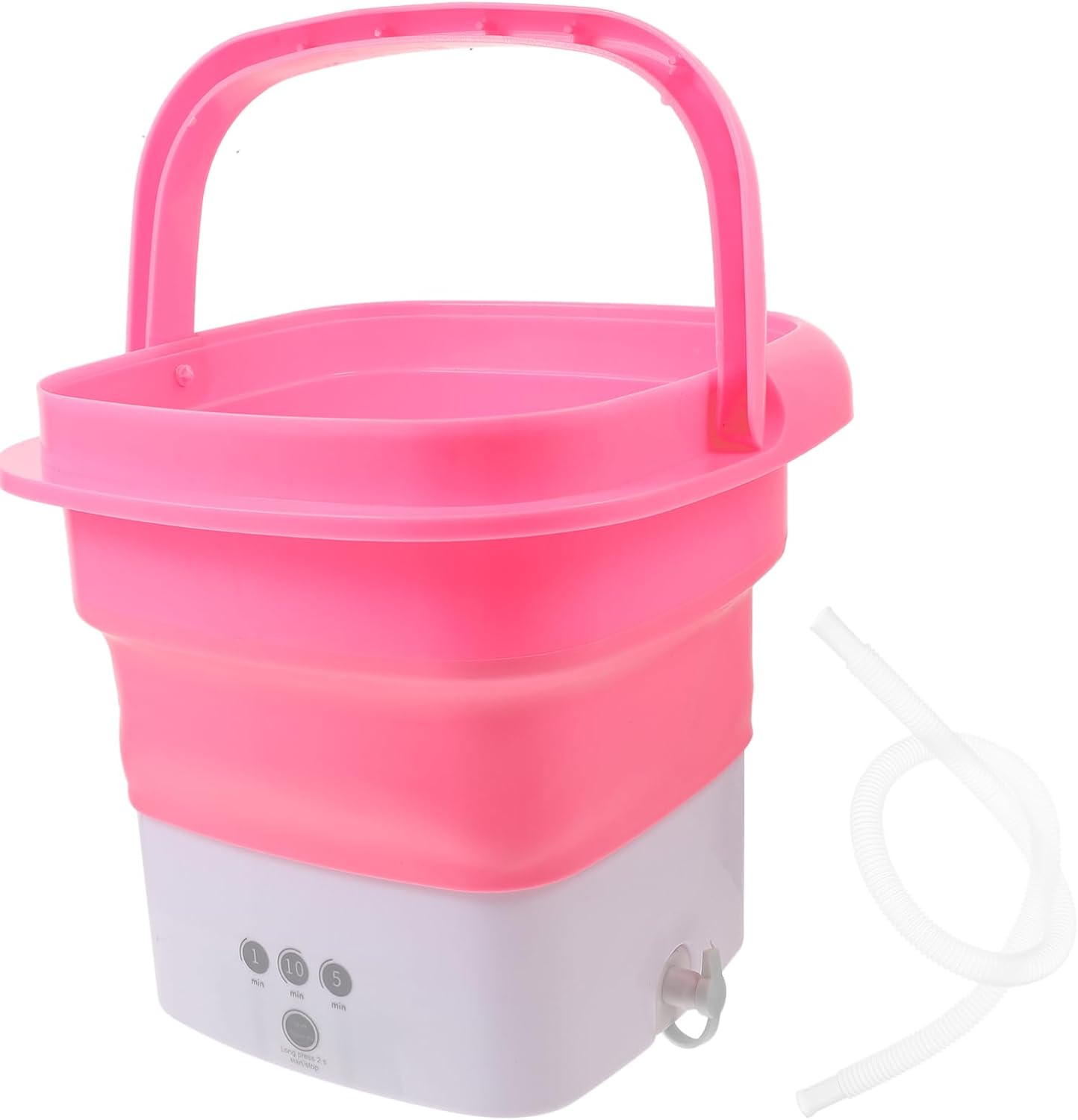 jojofuny Portable Mini Washing Machine Compact Foldable Automatic Home Travel Rv Apartment