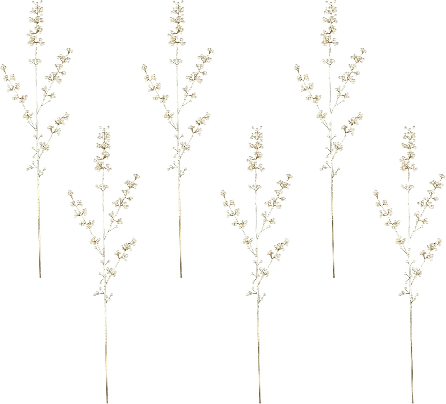 Ashland Cream Jeweled Bead Spray, 6 Pack