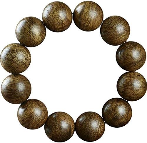 GLW Tarakan Wild Agarwood Malas Meditation Prayer Beads 18mm Japa #4897