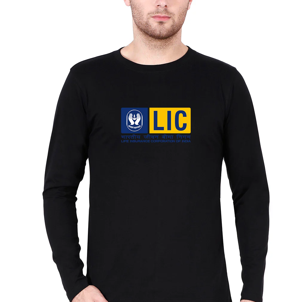 LIC Full Sleeves T-Shirt for Men