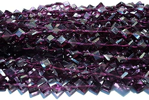 Garnet/Wholesale Beads/Gemstone Beads/Kite Shaped Beads - 5mm Each - 5 Strands- 14 Inches