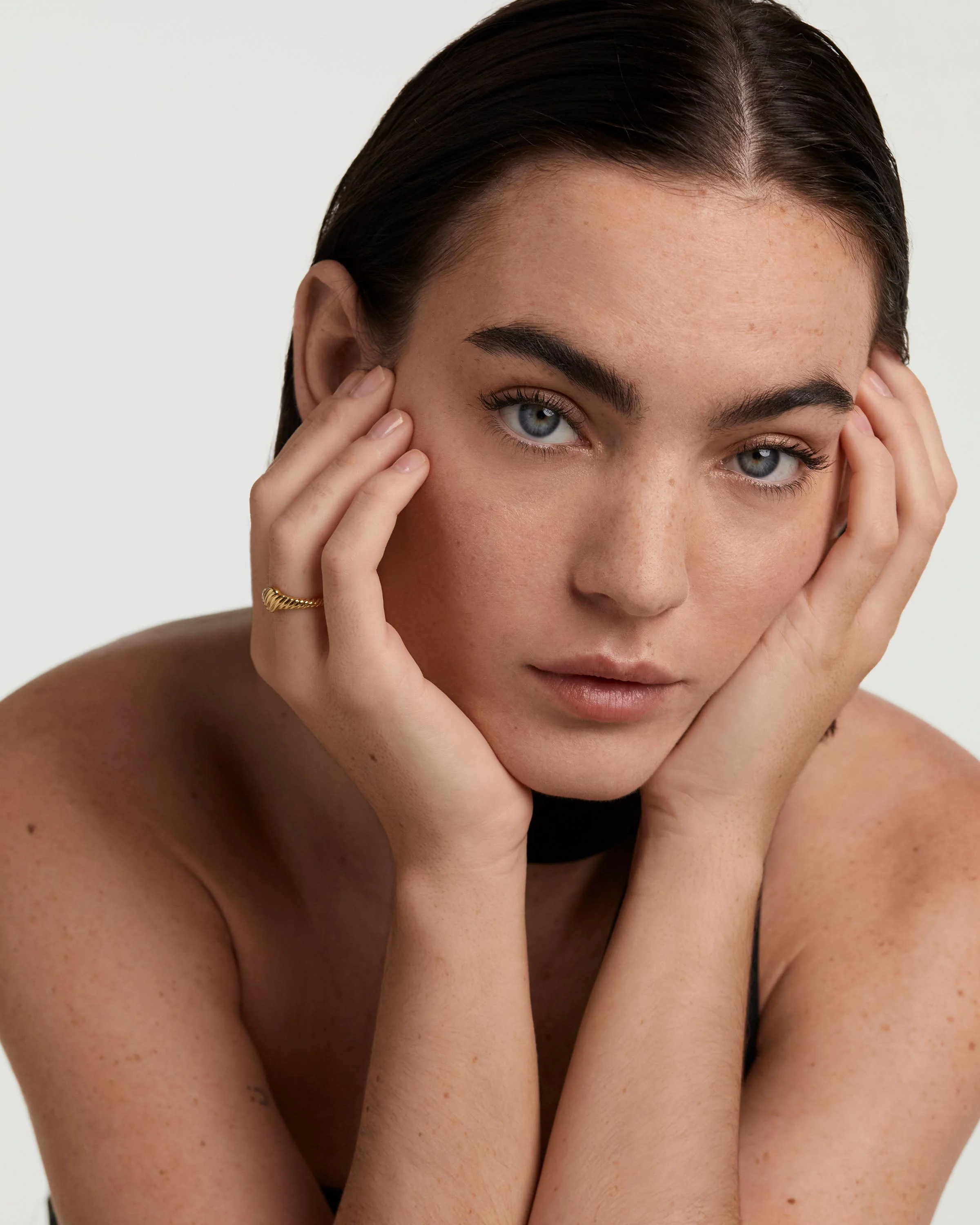 Gold Vicky Stamp Ring