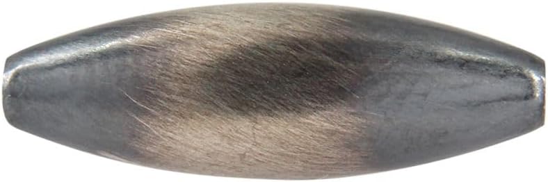 25pc Jewelry Making Sterling Silver 6x18mm Torpedo Navajo Bead - 1.8mm Hole