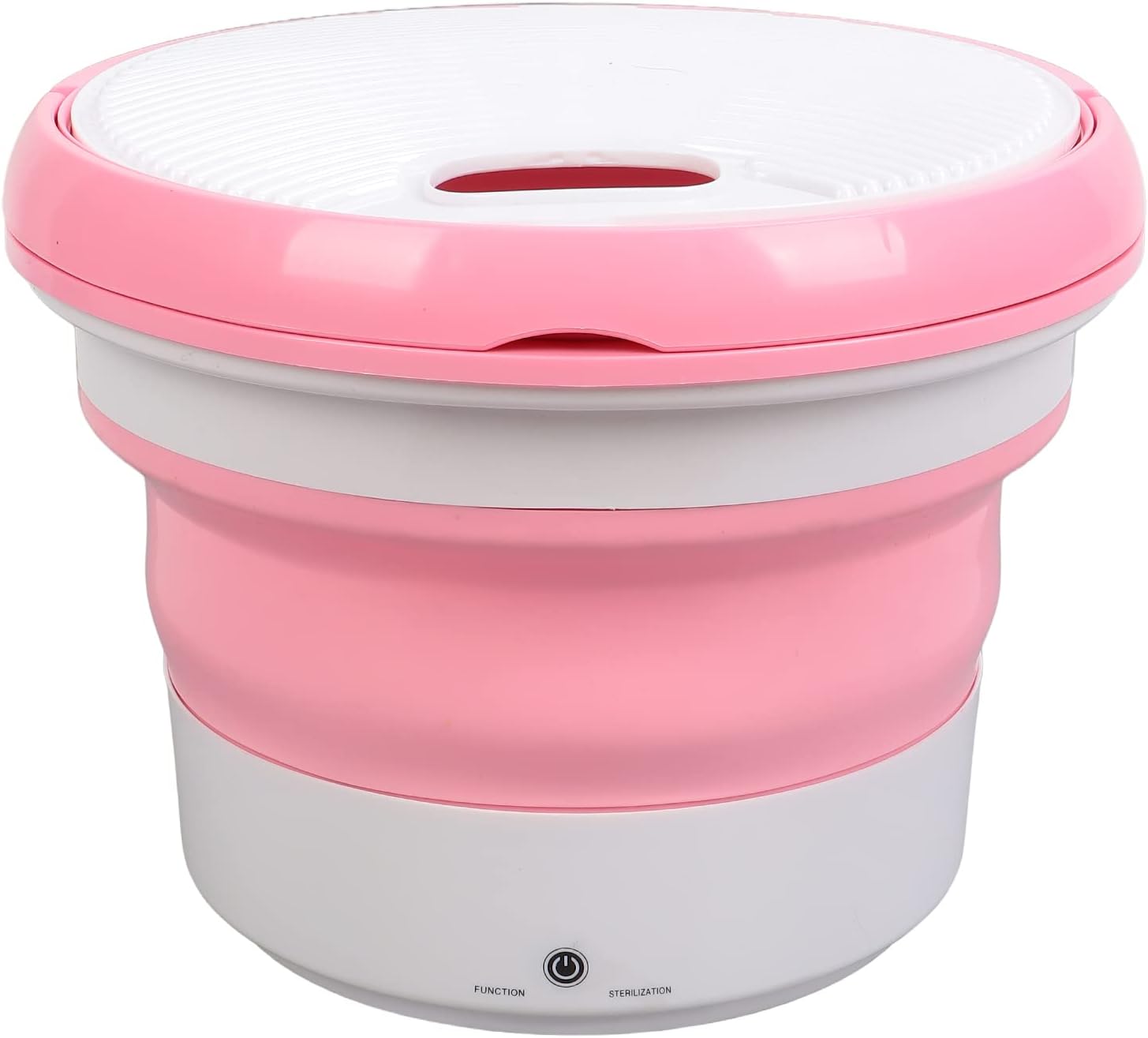 Portable Washing Machine, Ozone Cleaning Underwear Washer Mini Folding Washing Machine Foldable Bucket Washer Compact Laundry Machine for Baby Clothes, Small Items, Camping, Travel(#1)