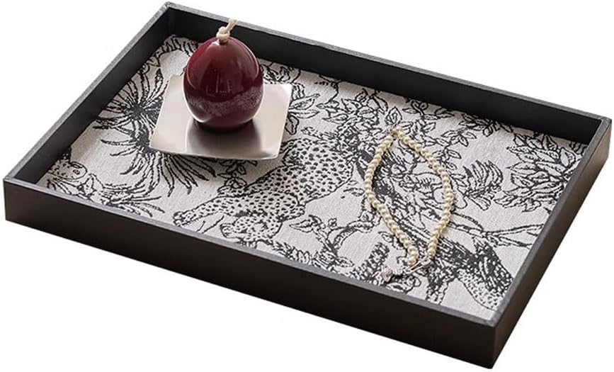 Tray Home Porch Storage Tray Living Room Aromatherapy Candle Decoration Tray Serving Trays(B)