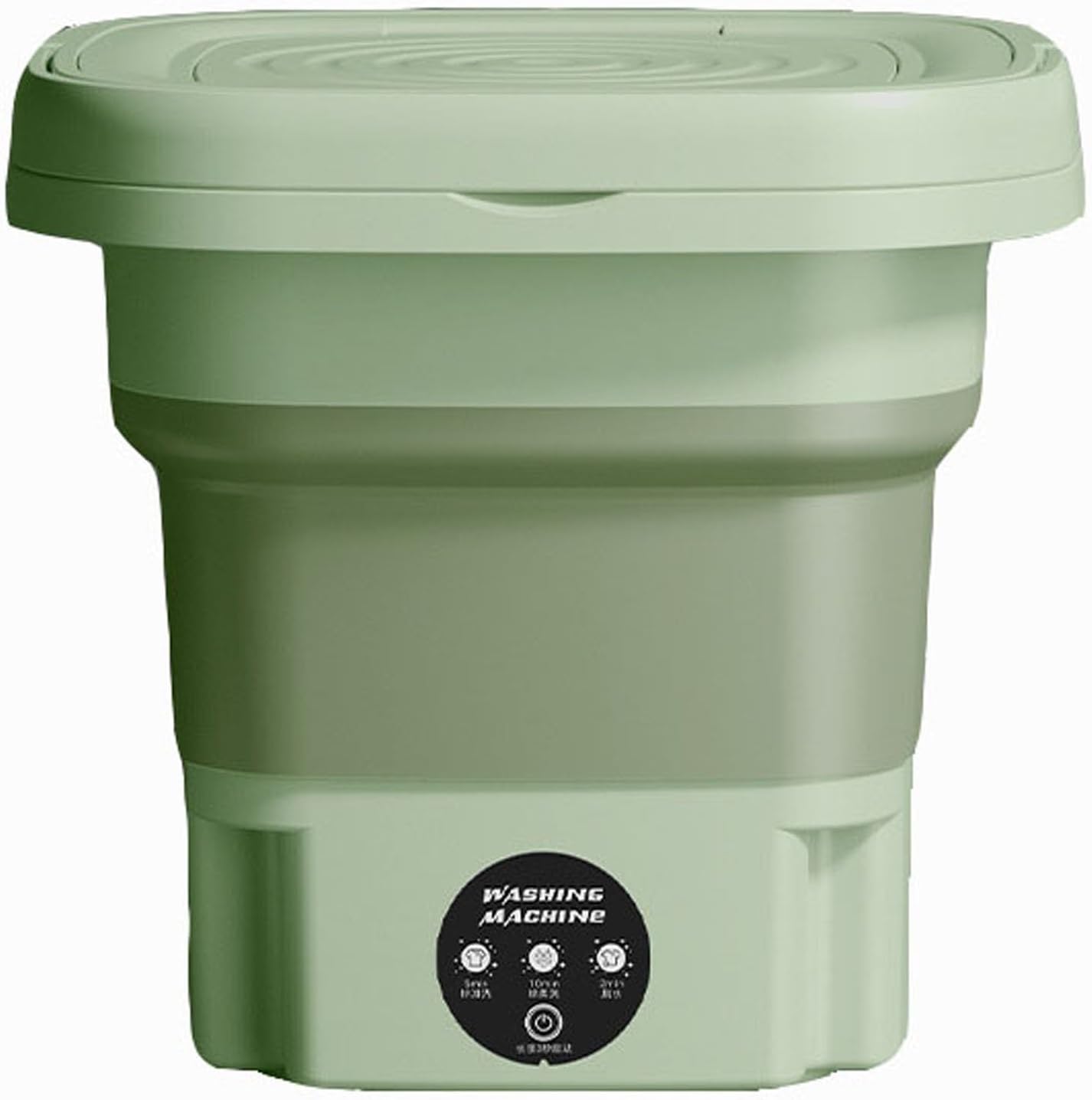 Portable Washing Machine, Large Capacity Mini Washing Machine, Three Modes, Foldable Deep Clean Semi-Automatic Washing Machine Suitable for Washing Small Clothes, Baby Clothes, Underwear, Socks ( Colo