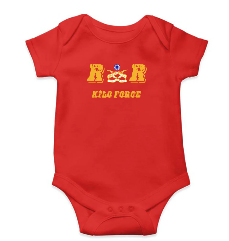 Rashtriya rifles Army Romper For Baby Boy/Girl